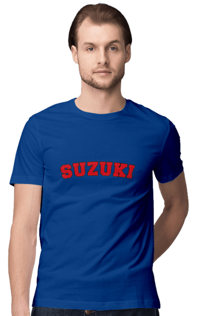 Men`s t-shirt with prints Suzuki 2. Auto, machine, suzuki. 2070702