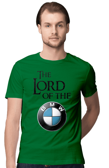 Футболка мужская с принтом The lord of the BMW black. Бмв, игра престолов. 2070702