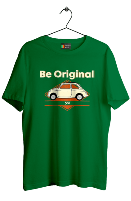 Футболка чоловіча з принтом "Fiat 500". Авто, машина, фіат. 2070702