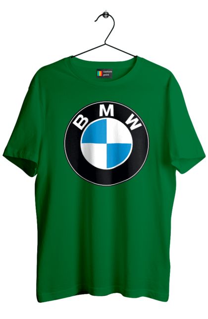 Футболка мужская с принтом Bmw Logo. Бмв, машины. 2070702