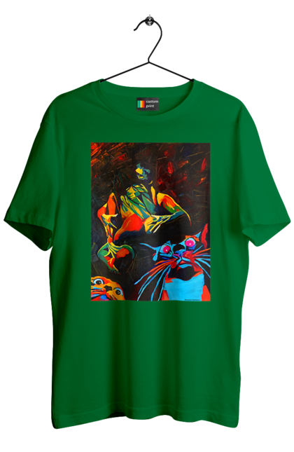 Футболка чоловіча з принтом "Секс коти". Картина, коти, секс. 2070702