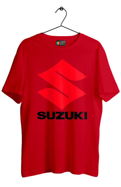 Футболка чоловіча з принтом "Suzuki". Авто, логотип, машина, сузукі. 2070702
