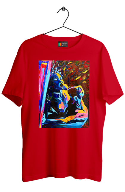 Men`s t-shirt with prints Passion. Picture, sex. 2070702