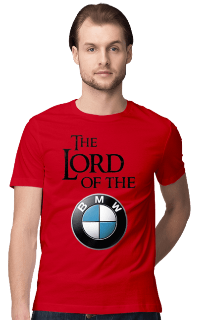 Футболка мужская с принтом The lord of the BMW black. Бмв, игра престолов. 2070702