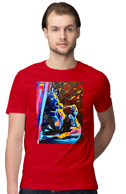 Men`s t-shirt with prints Passion. Picture, sex. 2070702