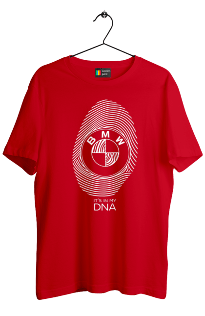 Футболка мужская с принтом БМВ отпечаток. Бмв, машины, отпечаток. 2070702