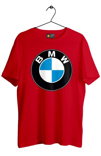 Футболка чоловіча з принтом "Bmw Logo". Бмв, машини. 2070702