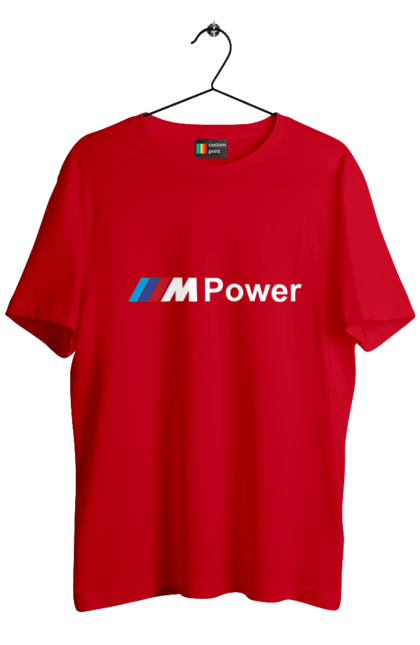 Футболка мужская с принтом Mpower БМВ. Бмв, м серия, машины. 2070702