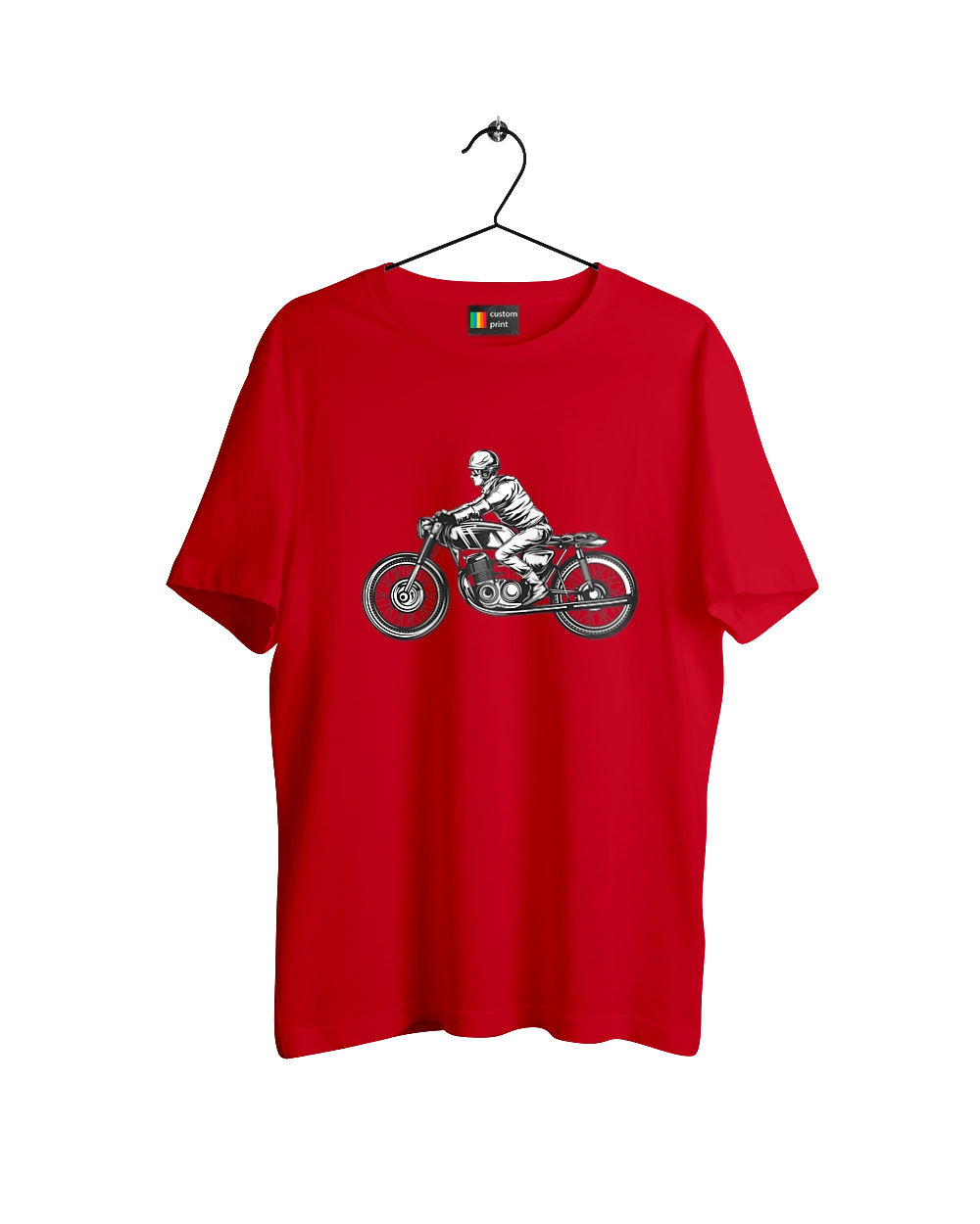 Байкер на мотоциклі