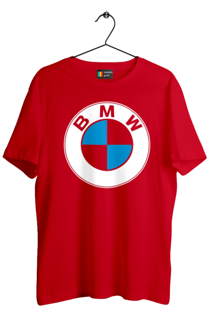 Футболка мужская с принтом Bmw Logo. Бмв, машины. 2070702