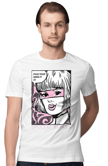 Футболка чоловіча з принтом "Попарт". Попарт. 2070702