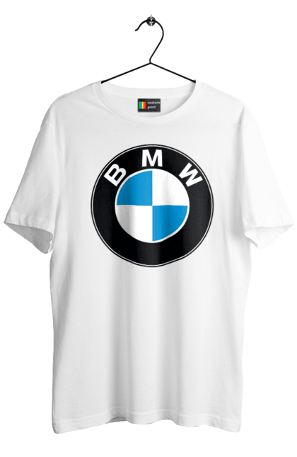 Футболка чоловіча з принтом "Bmw Logo". Бмв, машини. 2070702