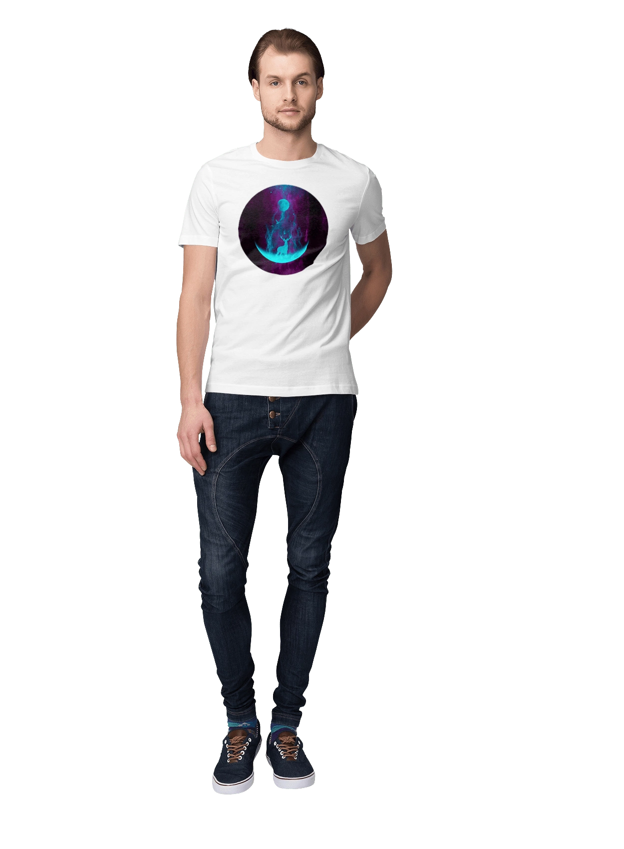 Олень Силует