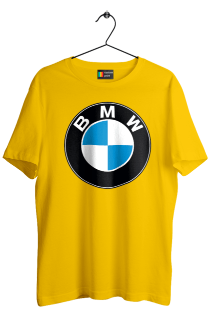Футболка мужская с принтом Bmw Logo. Бмв, машины. 2070702