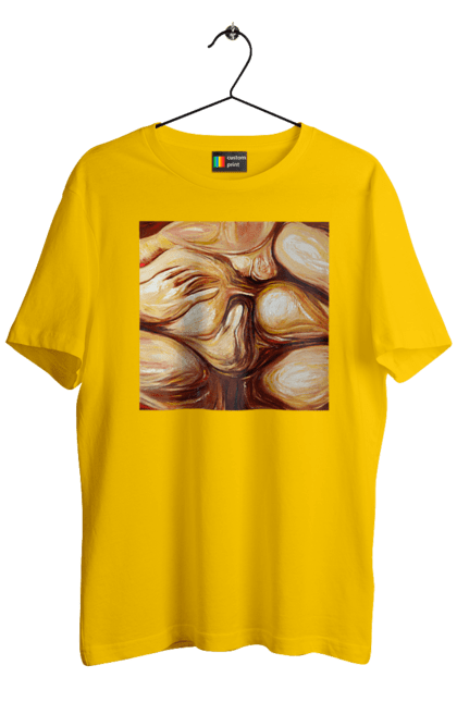 Футболка чоловіча з принтом "Груповий секс". Груповий, картина, секс. 2070702