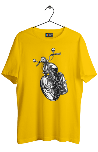 Men`s t-shirt with prints 01 Motorcycle 5. Bike, motto, retro, vintage. 2070702