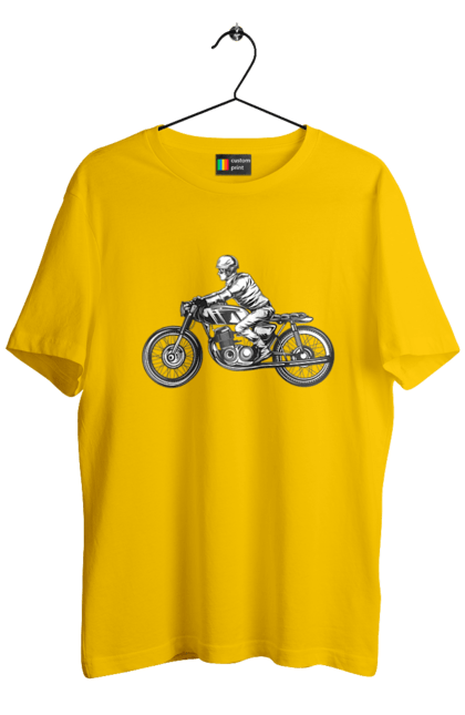 Men`s t-shirt with prints 02 Motorcycle 11. Biker, motto, retro, vintage. 2070702