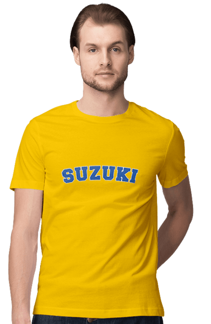 Men`s t-shirt with prints Suzuki 2. Auto, machine, suzuki. 2070702