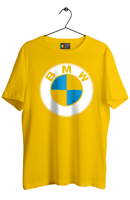 Футболка мужская с принтом Bmw Logo. Бмв, машины. 2070702