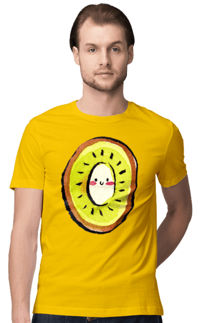 Men`s t-shirt with prints Expensive kyvy. Darling, kyvy, smiley. 2070702