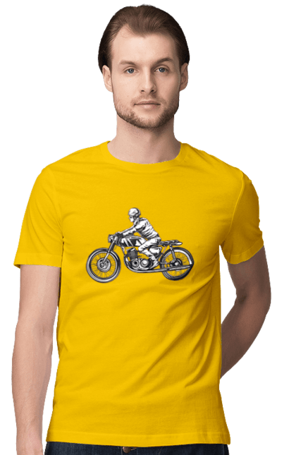 Men`s t-shirt with prints 02 Motorcycle 11. Biker, motto, retro, vintage. 2070702