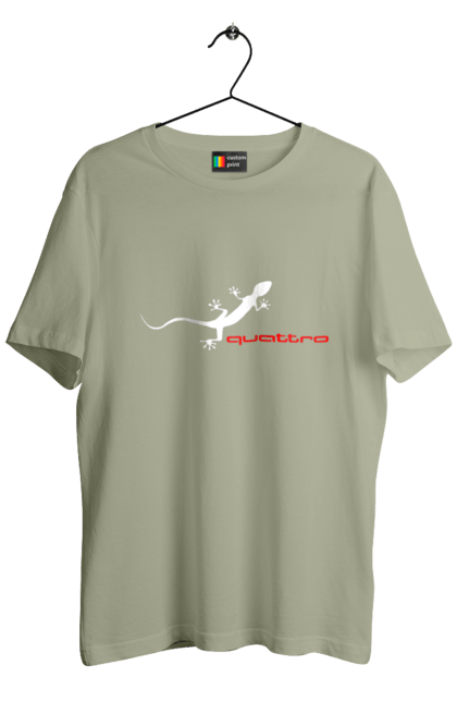 Men`s t-shirt with prints Audi Quattro. Audi, cars. 2070702