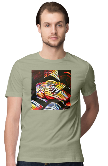 Футболка чоловіча з принтом "Секс зверху". Картина, секс. 2070702