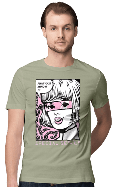 Футболка чоловіча з принтом "Попарт". Попарт. 2070702