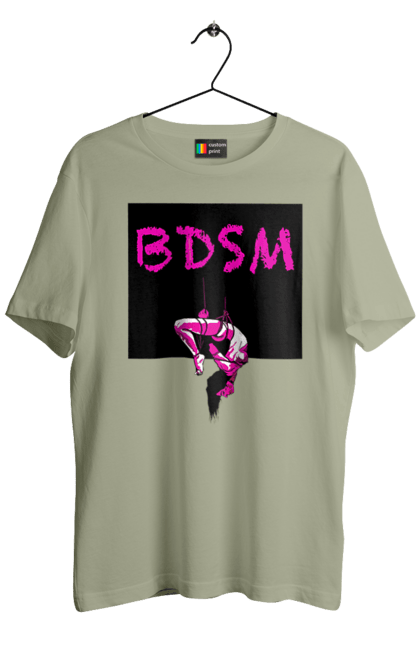 Футболка чоловіча з принтом "15". Бдсм, подвешивание. 2070702