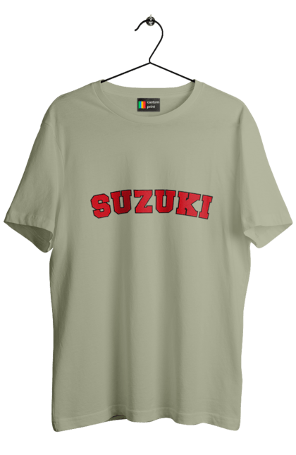 Men`s t-shirt with prints Suzuki 2. Auto, machine, suzuki. 2070702