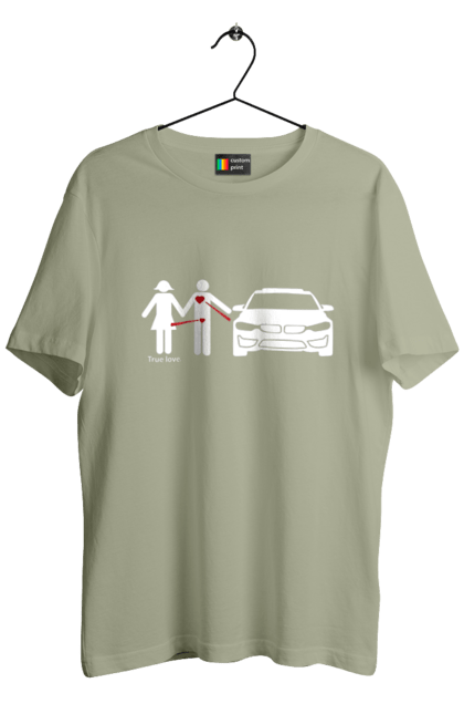 Men`s t-shirt with prints BMW's relationship. Bmw, cars, humor. 2070702