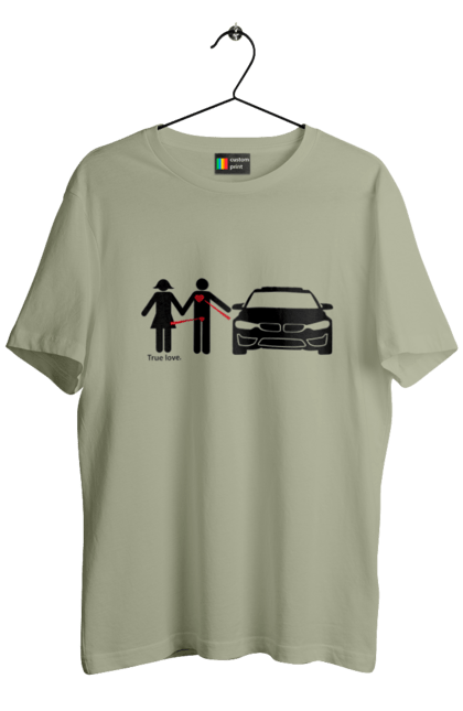 Men`s t-shirt with prints BMW's relationship. Bmw, cars, humor. 2070702