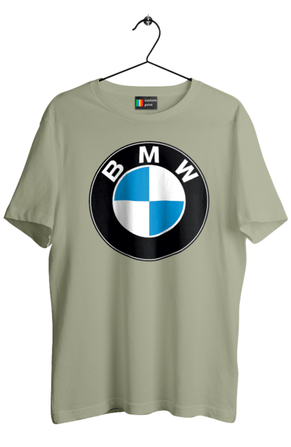 Футболка чоловіча з принтом "Bmw Logo". Бмв, машини. 2070702