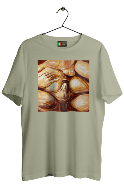 Футболка чоловіча з принтом "Груповий секс". Груповий, картина, секс. 2070702