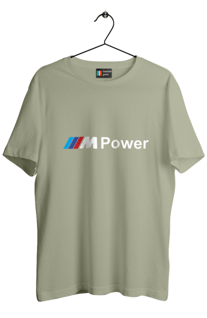 Men`s t-shirt with prints Mpower BMW. Bmw, cars, m series. 2070702