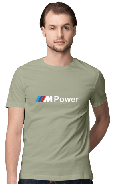 Men`s t-shirt with prints Mpower BMW. Bmw, cars, m series. 2070702