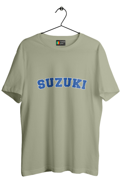 Men`s t-shirt with prints Suzuki 2. Auto, machine, suzuki. 2070702
