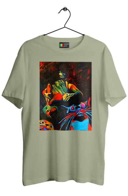 Футболка чоловіча з принтом "Секс коти". Картина, коти, секс. 2070702