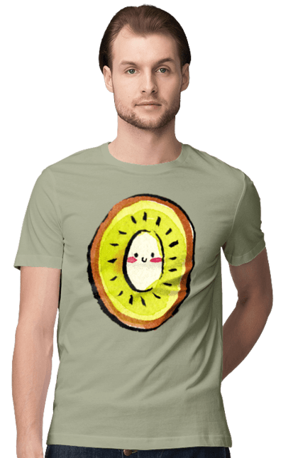 Футболка чоловіча з принтом "Любий киви". Киви, любий. 2070702