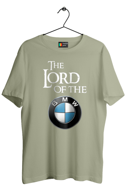 Men`s t-shirt with prints The lord of the BMW white. Bmw, game of thrones. 2070702