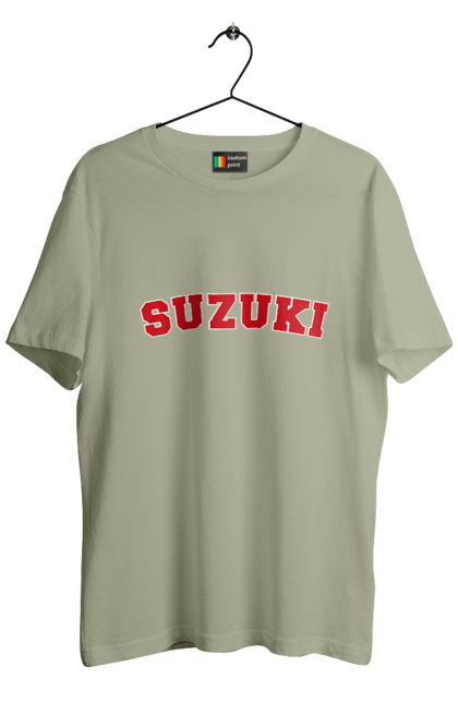 Men`s t-shirt with prints Suzuki 2. Auto, machine, suzuki. 2070702