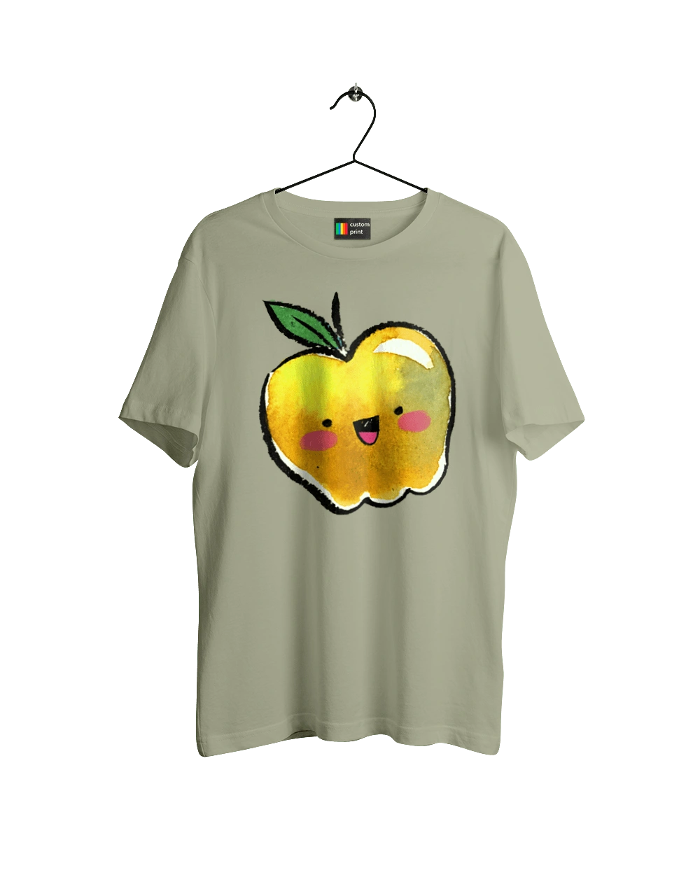 Миле жовте яблуко