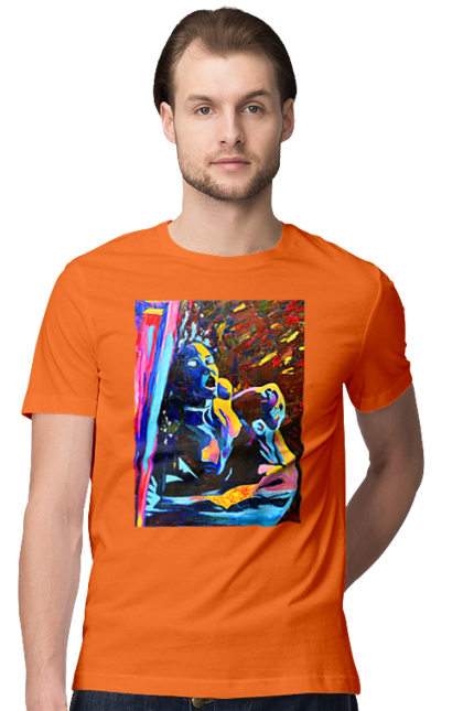 Футболка чоловіча з принтом "Пристрасть". Картина, секс. 2070702