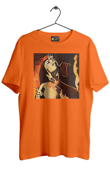 Футболка чоловіча з принтом "Страсна жінка". Жінка, картина, секс. 2070702