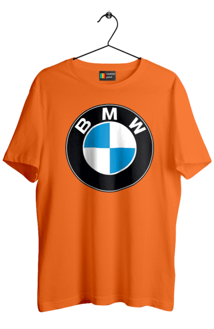Футболка мужская с принтом Bmw Logo. Бмв, машины. 2070702