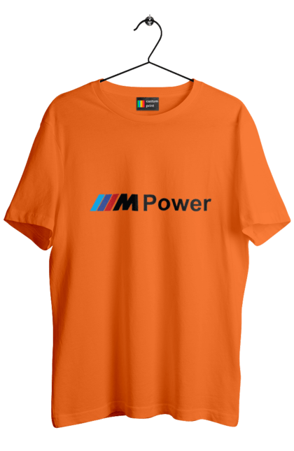 Футболка мужская с принтом Mpower БМВ. Бмв, м серия, машины. 2070702