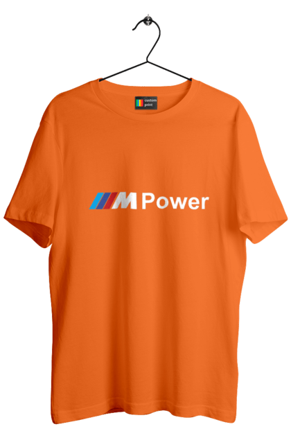 Футболка мужская с принтом Mpower БМВ. Бмв, м серия, машины. 2070702