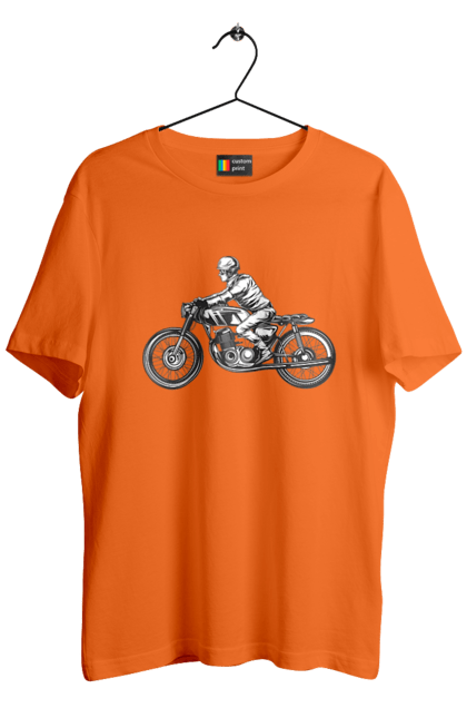 Men`s t-shirt with prints 02 Motorcycle 11. Biker, motto, retro, vintage. 2070702