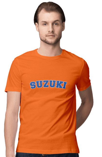 Men`s t-shirt with prints Suzuki 2. Auto, machine, suzuki. 2070702