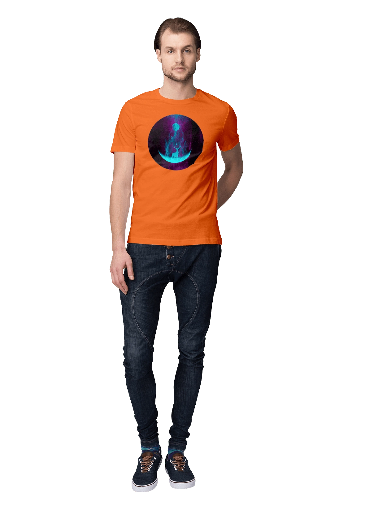 Олень Силует